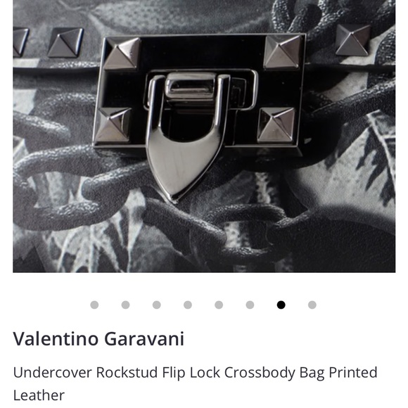 Valentino Garavani X Undercover Rockstud Flip Lock Crossbody Bag - Picture 12 of 15